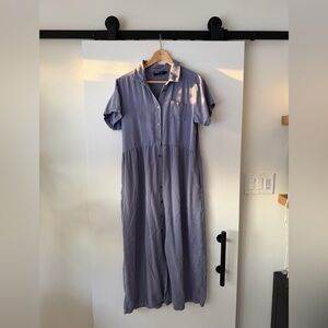 Indi & Cold Button-Down Collar Dress